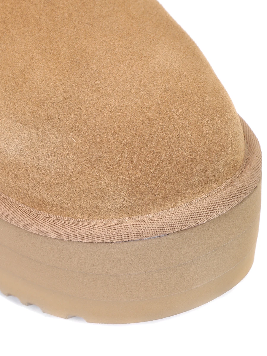 Угги замшевые на меху UGG 1135092-CHE CHESTNUT Рыжий  Фото 5