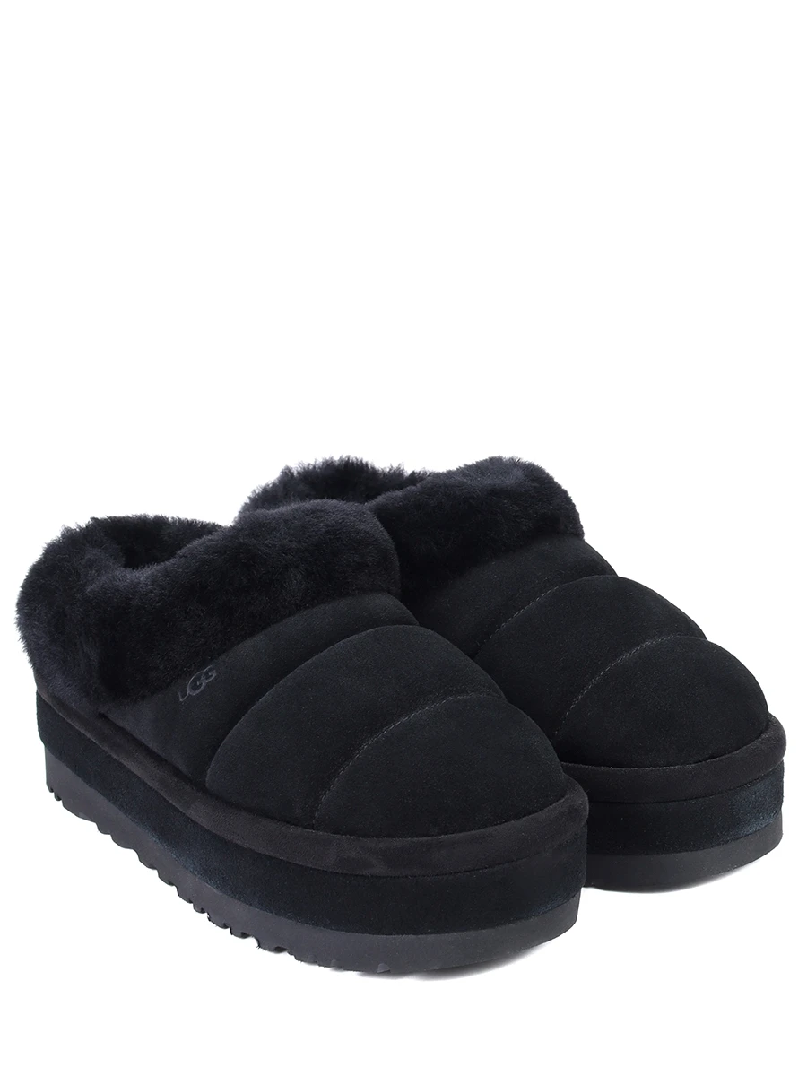 Сабо замшевые на меху UGG 1146390-BLK BLACK Черный  Фото 2