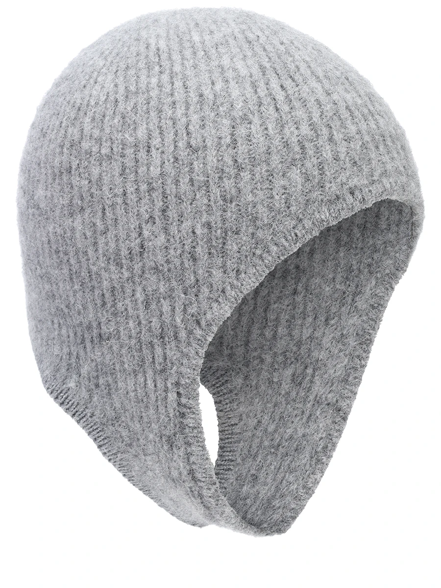 

Шапка из шерсти альпака, Серый, 246AC6655217 970