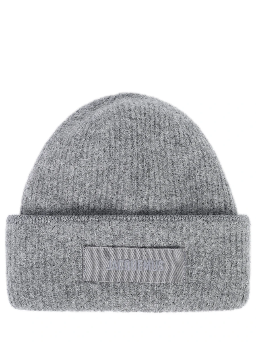 Шапка из шерсти альпака JACQUEMUS 246AC6665217 970 Серый 