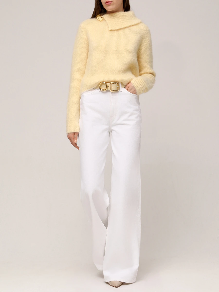 Джемпер шерстяной JACQUEMUS 243KN5452317 210 Желтый  Фото 2