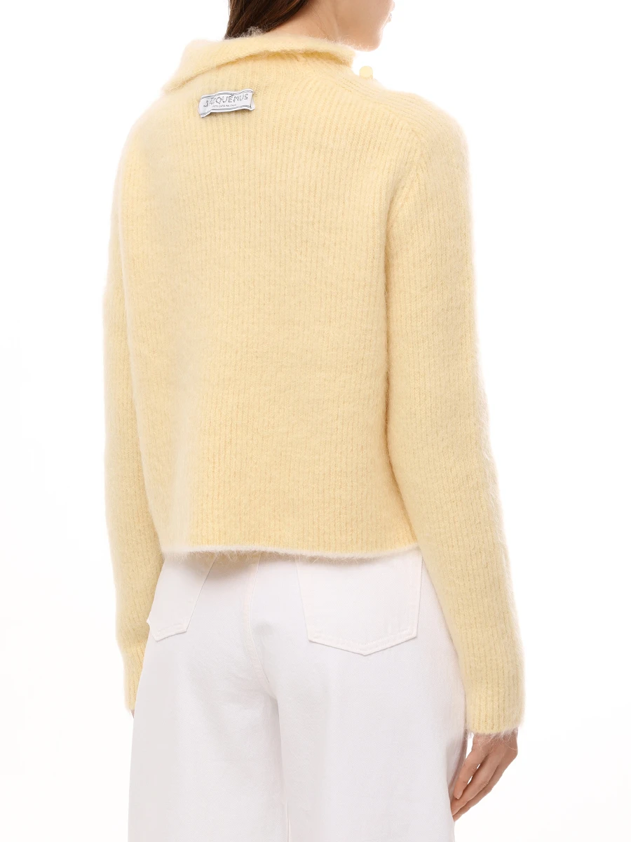 Джемпер шерстяной JACQUEMUS 243KN5452317 210 Желтый  Фото 3