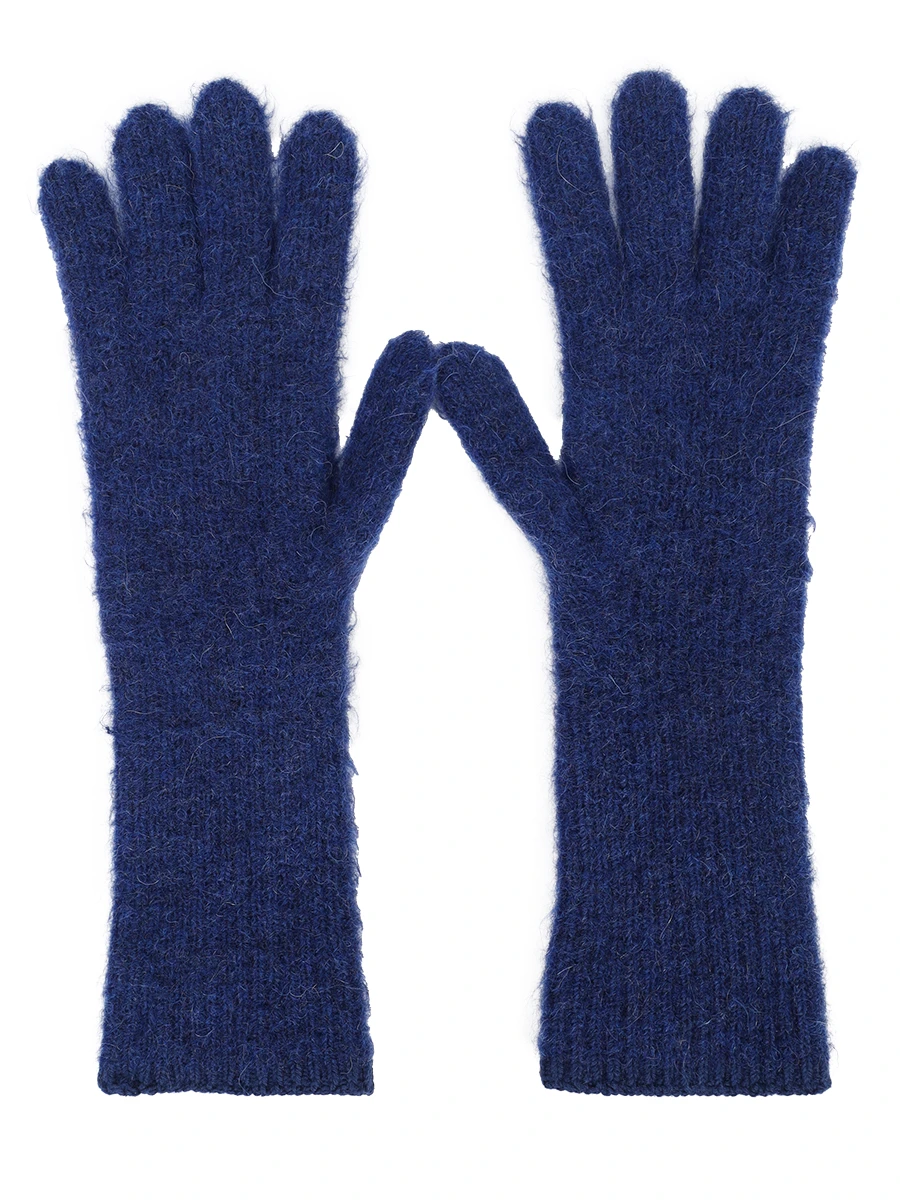 Перчатки из шерсти альпака JACQUEMUS 246AC6685217 380 Синий  Фото 2
