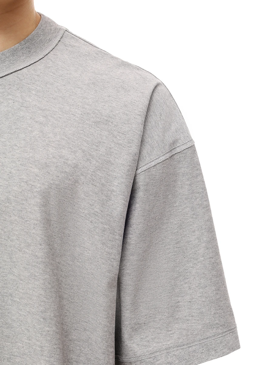 Футболка хлопковая VETEMENTS UA65TR107G Серый  Фото 5