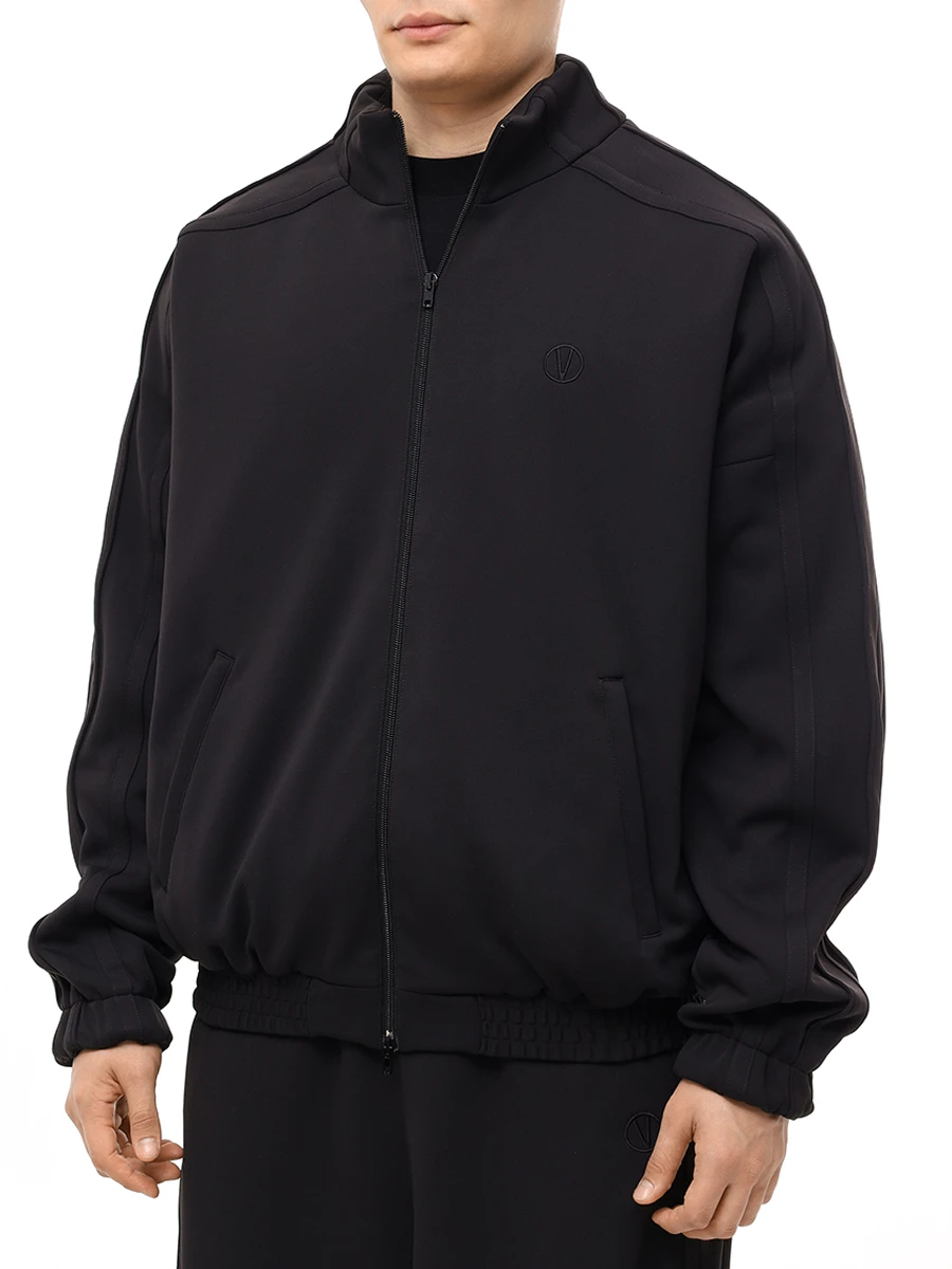 Олимпийка однотонная VETEMENTS UA65JA460B Черный  Фото 4