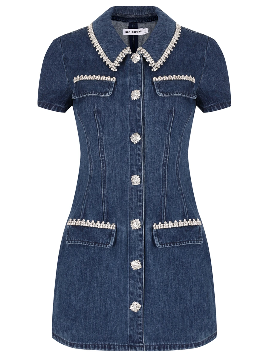 

Платье джинсовое, Деним, SS24-921S-BL