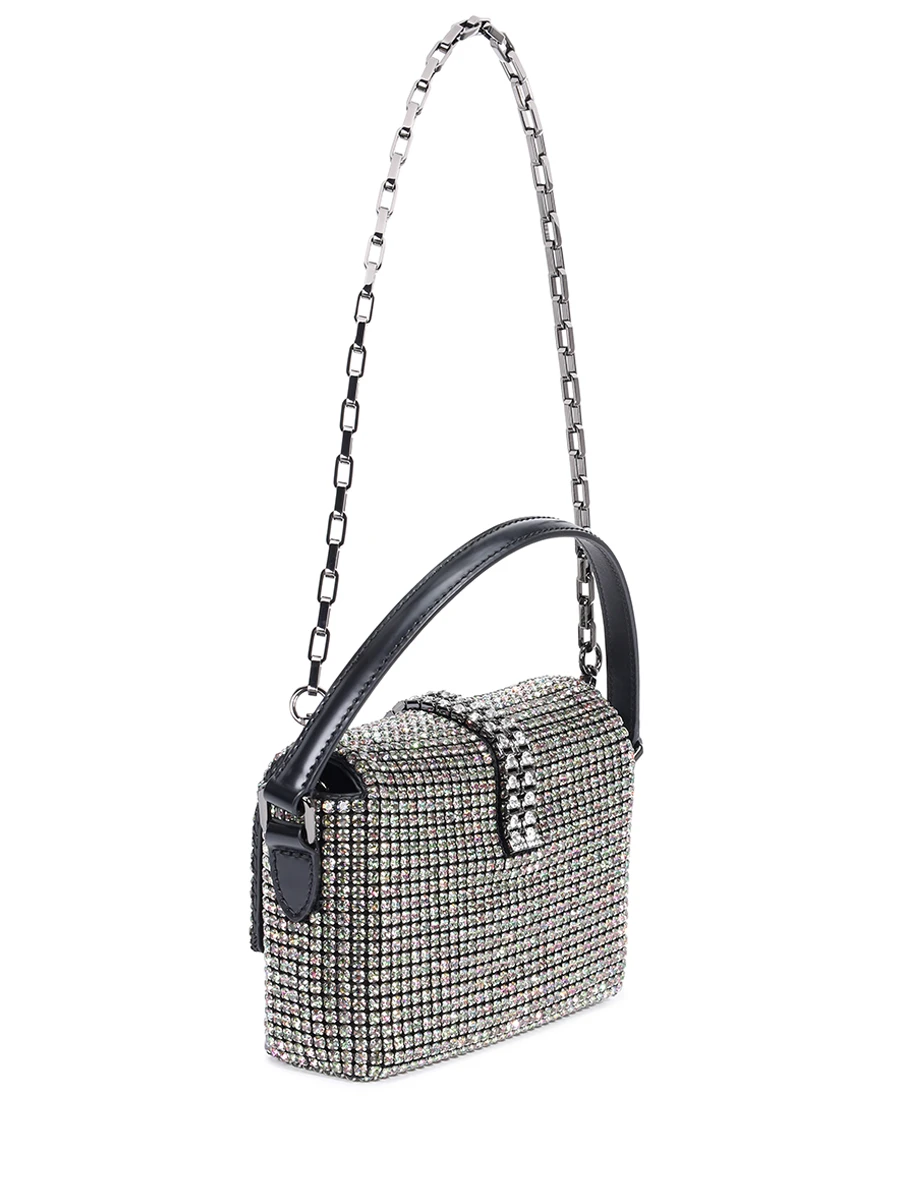 Сумка со стразами SELF-PORTRAIT PF24-311S-MU MULTI Коричневый  Фото 3