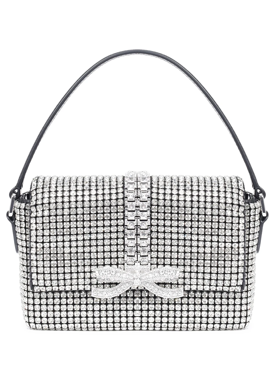 

Сумка со стразами, Серебряный, PF24-311S-SIL SILVER