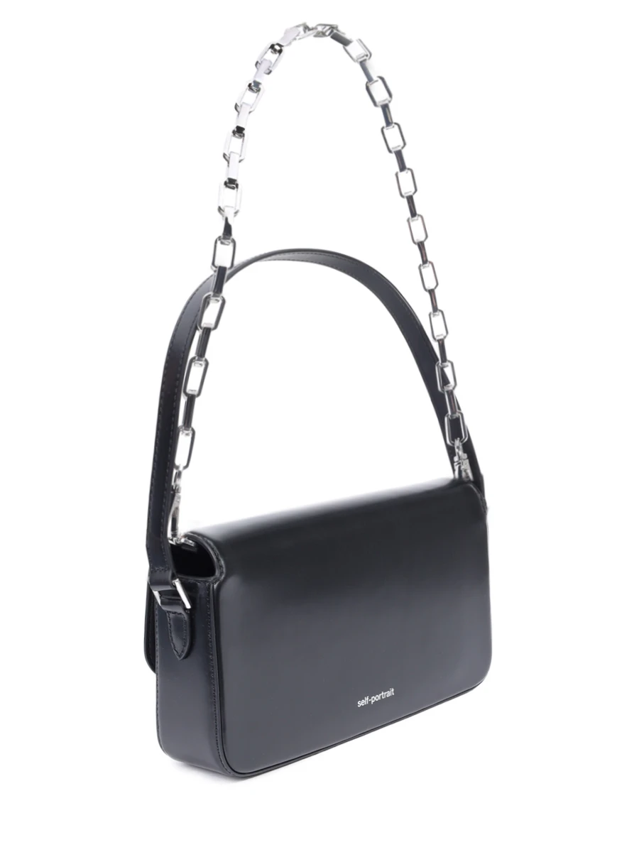 Сумка кожаная SELF-PORTRAIT PF24-309-B BLACK Черный  Фото 3
