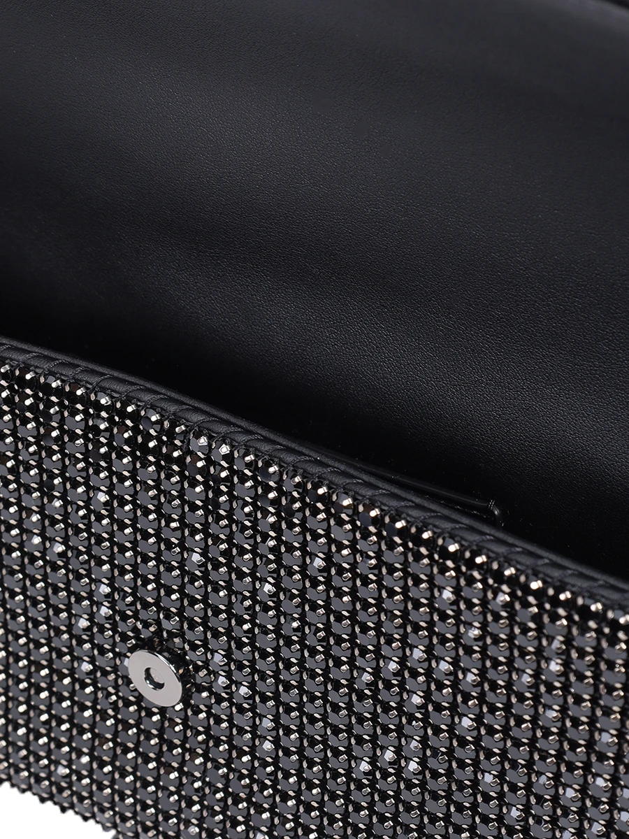 Сумка со стразами SELF-PORTRAIT PF24-311-B BLACK Черный  Фото 4