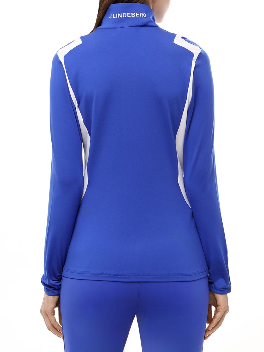 Олимпийка с логотипом J.LINDEBERG GWJS11075/0516 Белый  Фото 3