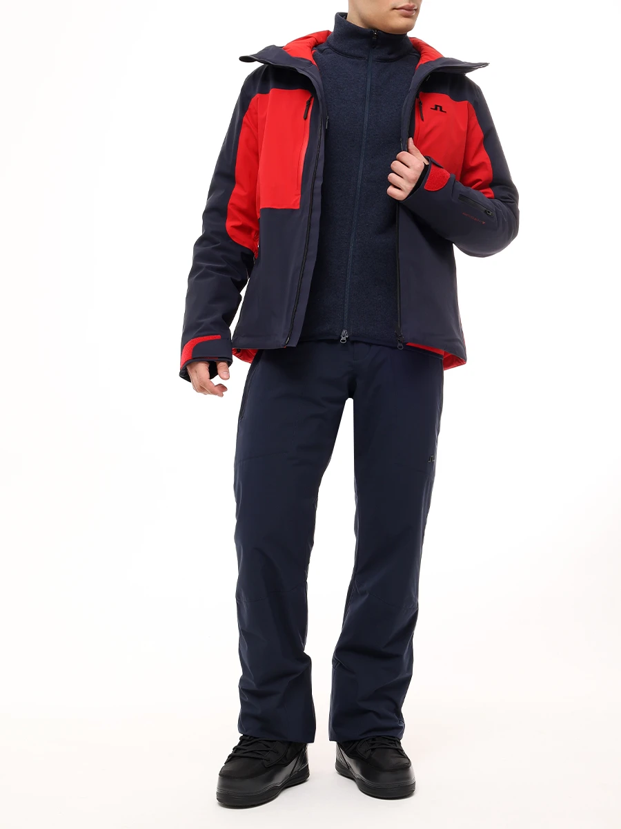 Куртка горнолыжная J.LINDEBERG SMOW11689/6855 Красный  Фото 2