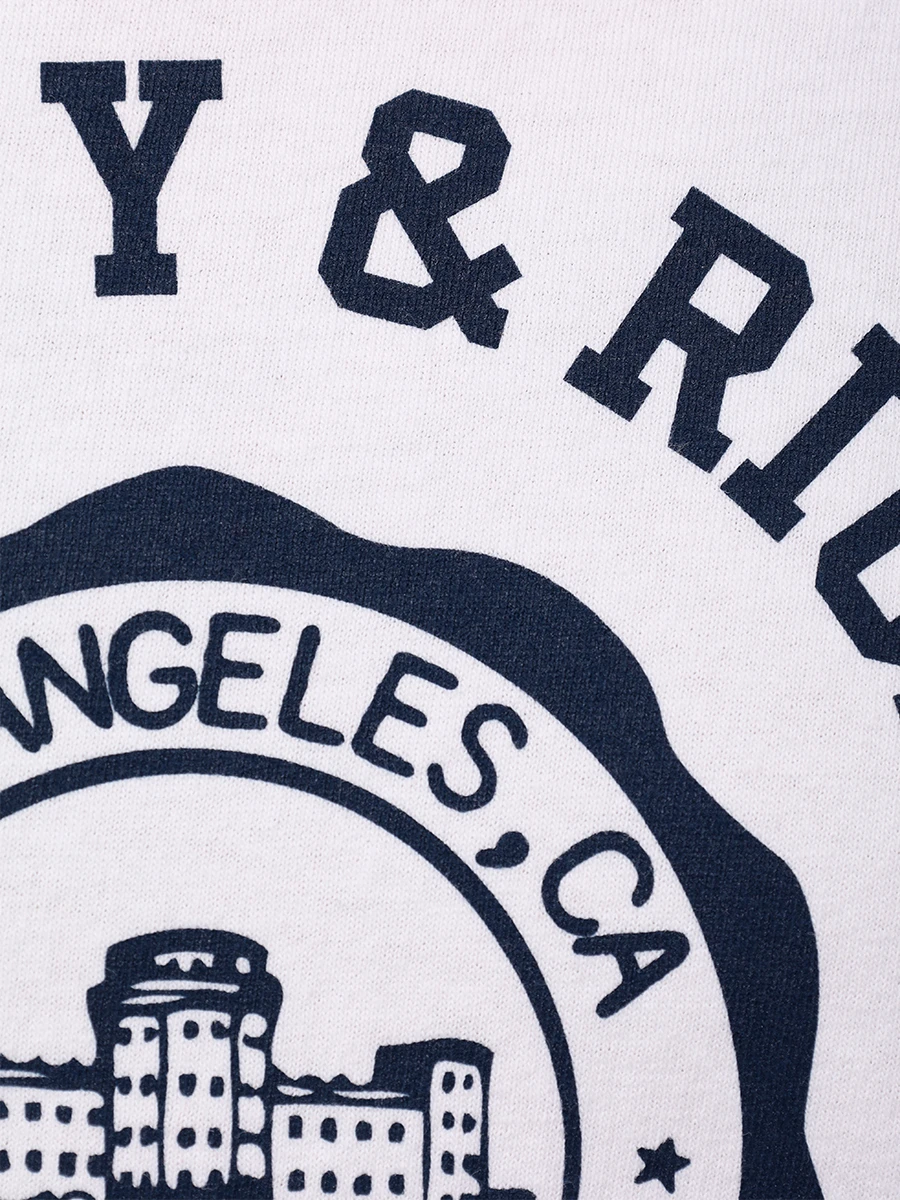 Футболка хлопковая SPORTY & RICH TO043508033WH01/48 Белый  Фото 6