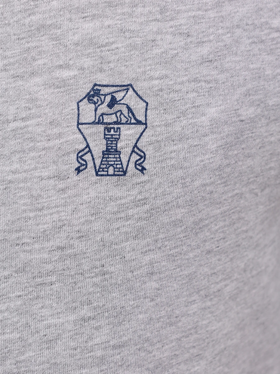 Футболка хлопковая BRUNELLO CUCINELLI M0B138440 C9300 Серый  Фото 6