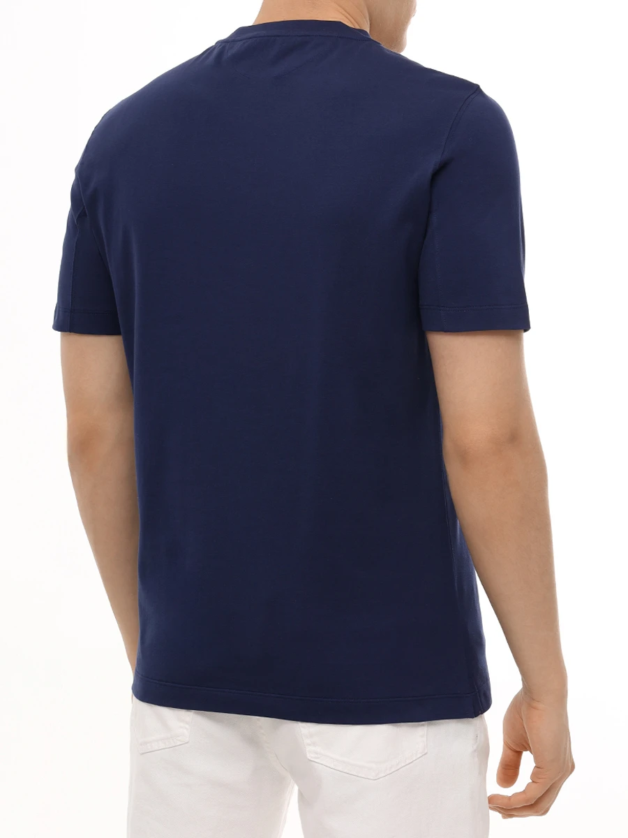 

Футболка хлопковая, Синий, M0B138440 C2443