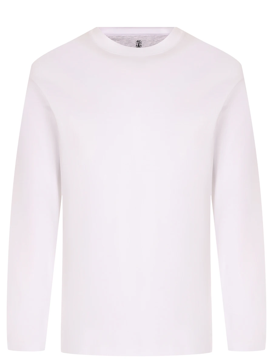 Футболка хлопковая BRUNELLO CUCINELLI M0B137407 C6159 Белый 