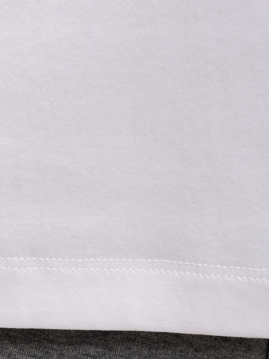 Футболка хлопковая BRUNELLO CUCINELLI M0B137407 C6159 Белый  Фото 6