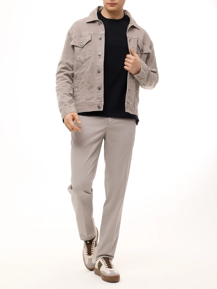 Футболка хлопковая BRUNELLO CUCINELLI M0B137407 C101 Черный  Фото 2