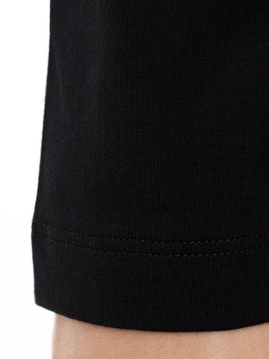 Футболка хлопковая BRUNELLO CUCINELLI M0B137407 C101 Черный  Фото 6