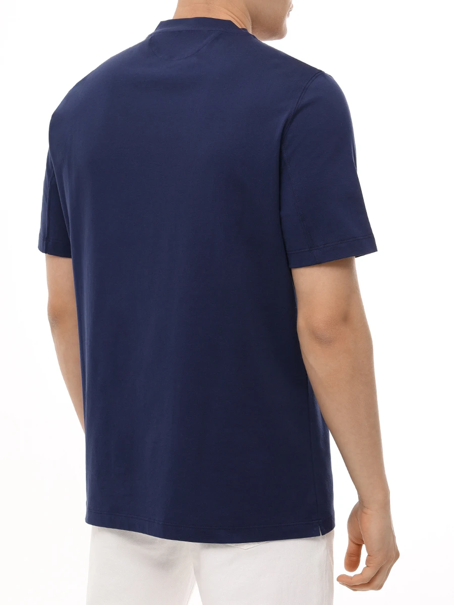 Футболка хлопковая BRUNELLO CUCINELLI M0B138458 C2443 Белый  Фото 3