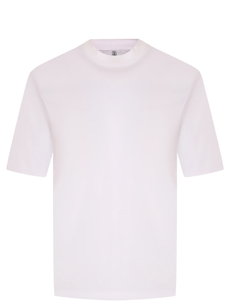 Футболка хлопковая BRUNELLO CUCINELLI M0B131396 C6159 Белый 