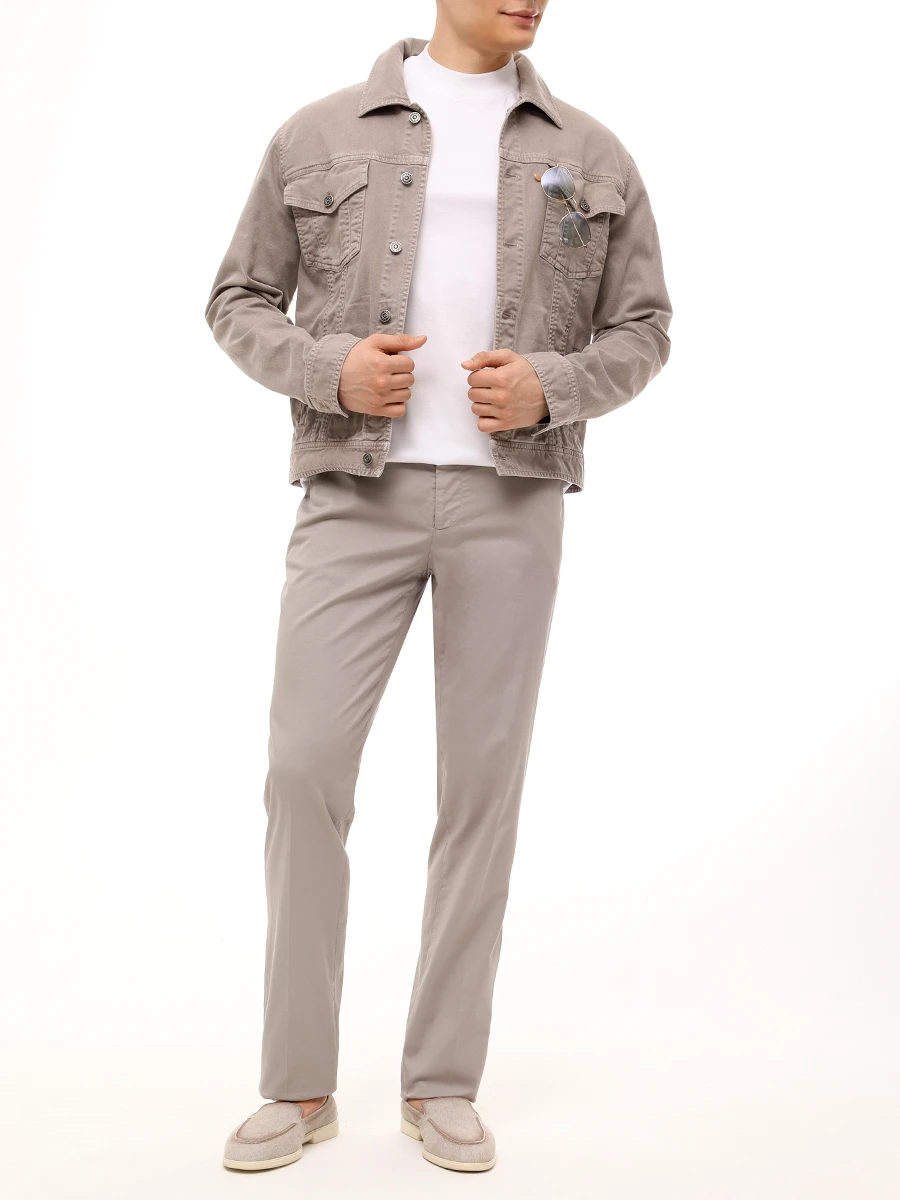 Футболка хлопковая BRUNELLO CUCINELLI M0B131396 C6159 Белый  Фото 2