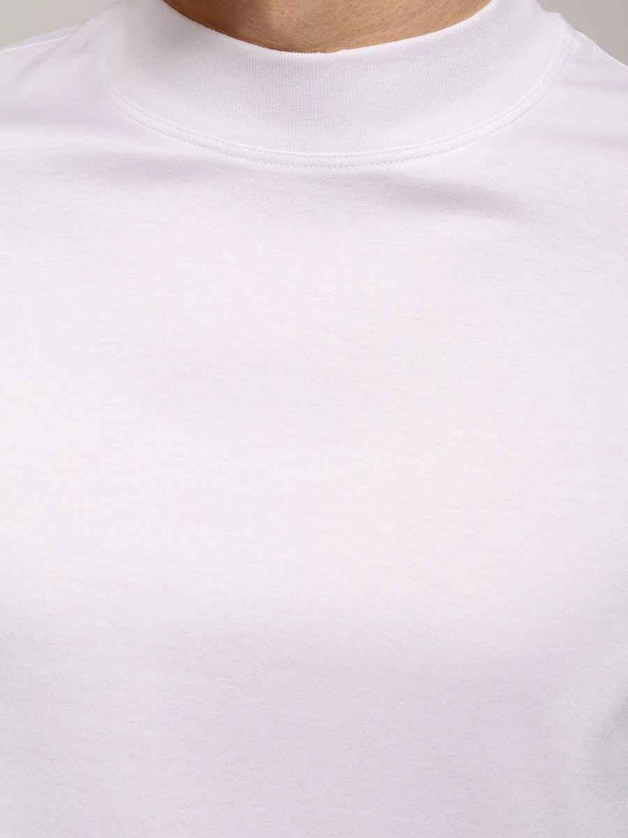 Футболка хлопковая BRUNELLO CUCINELLI M0B131396 C6159 Белый  Фото 5