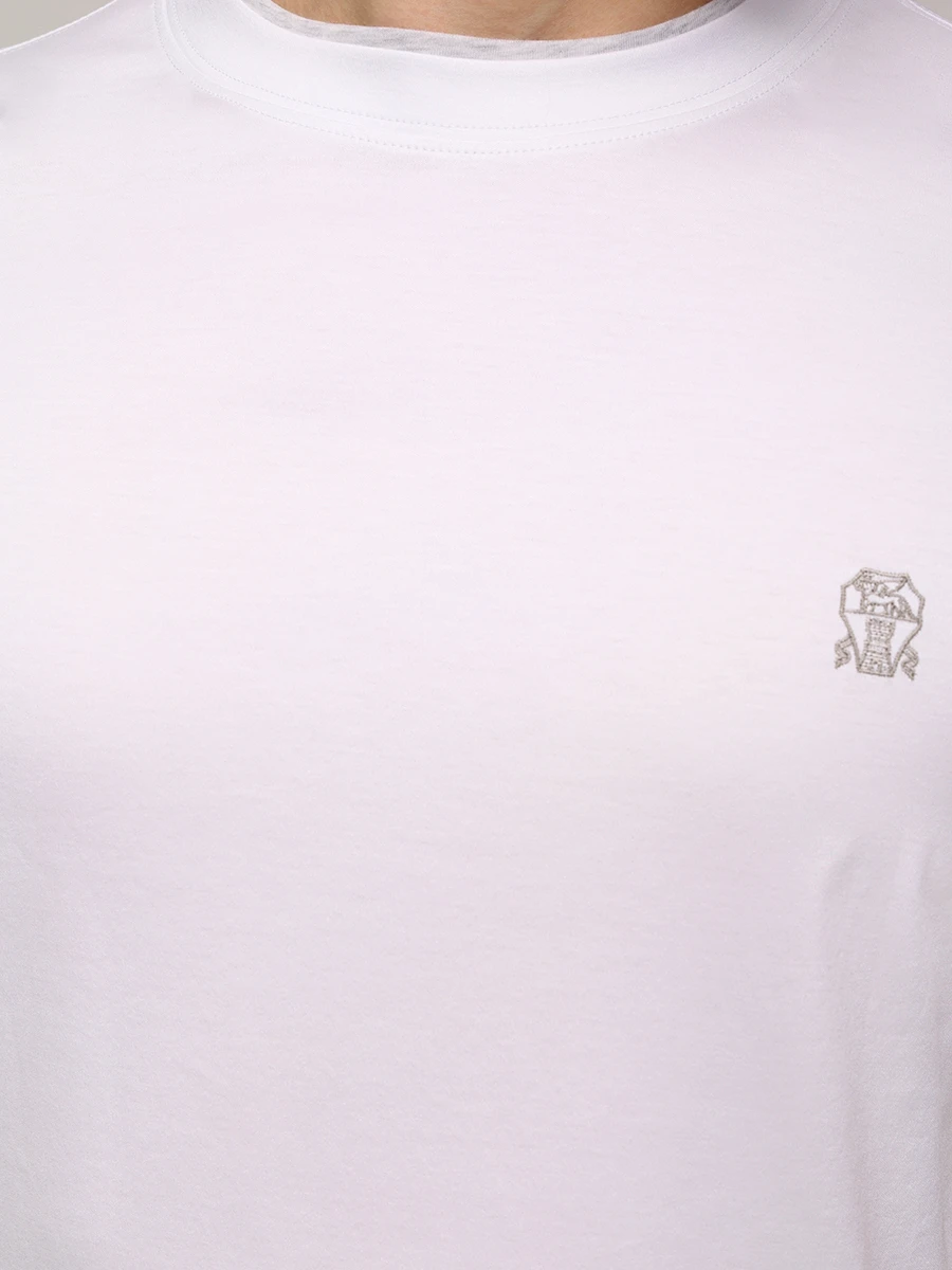 

Футболка хлопковая, Белый, M0B137427G CW787