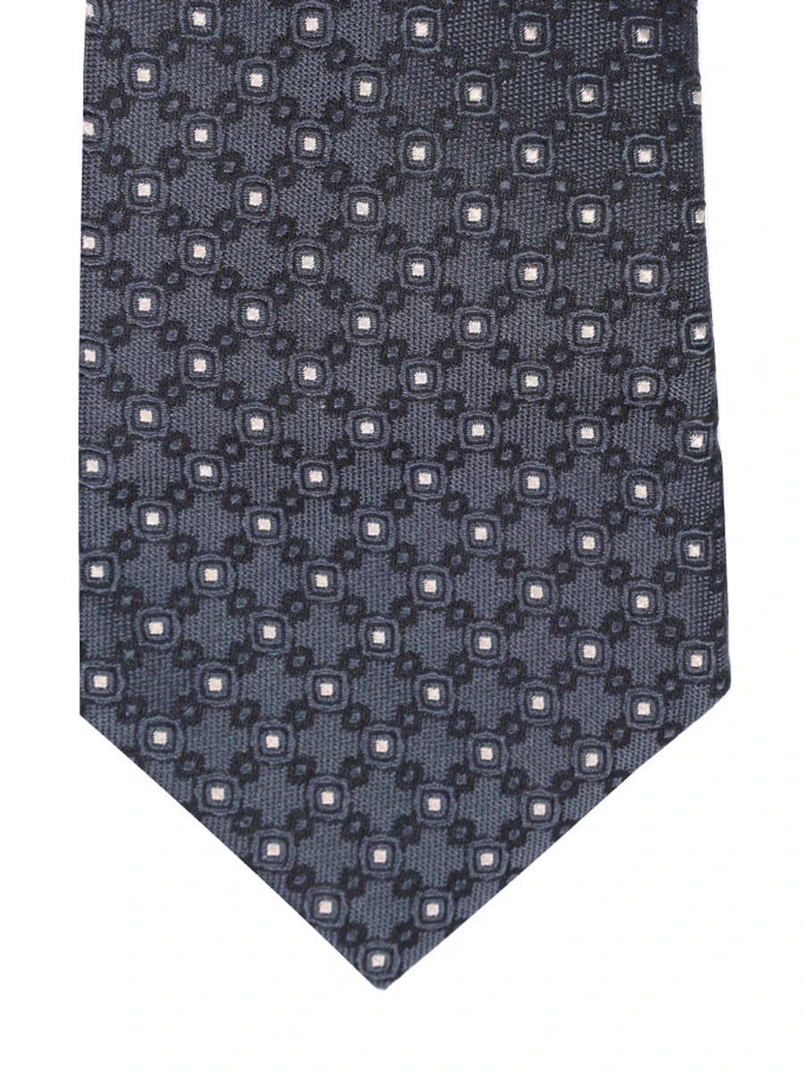 Галстук шелковый BRUNELLO CUCINELLI MR8990018 C079 Темно- Синий  Фото 3