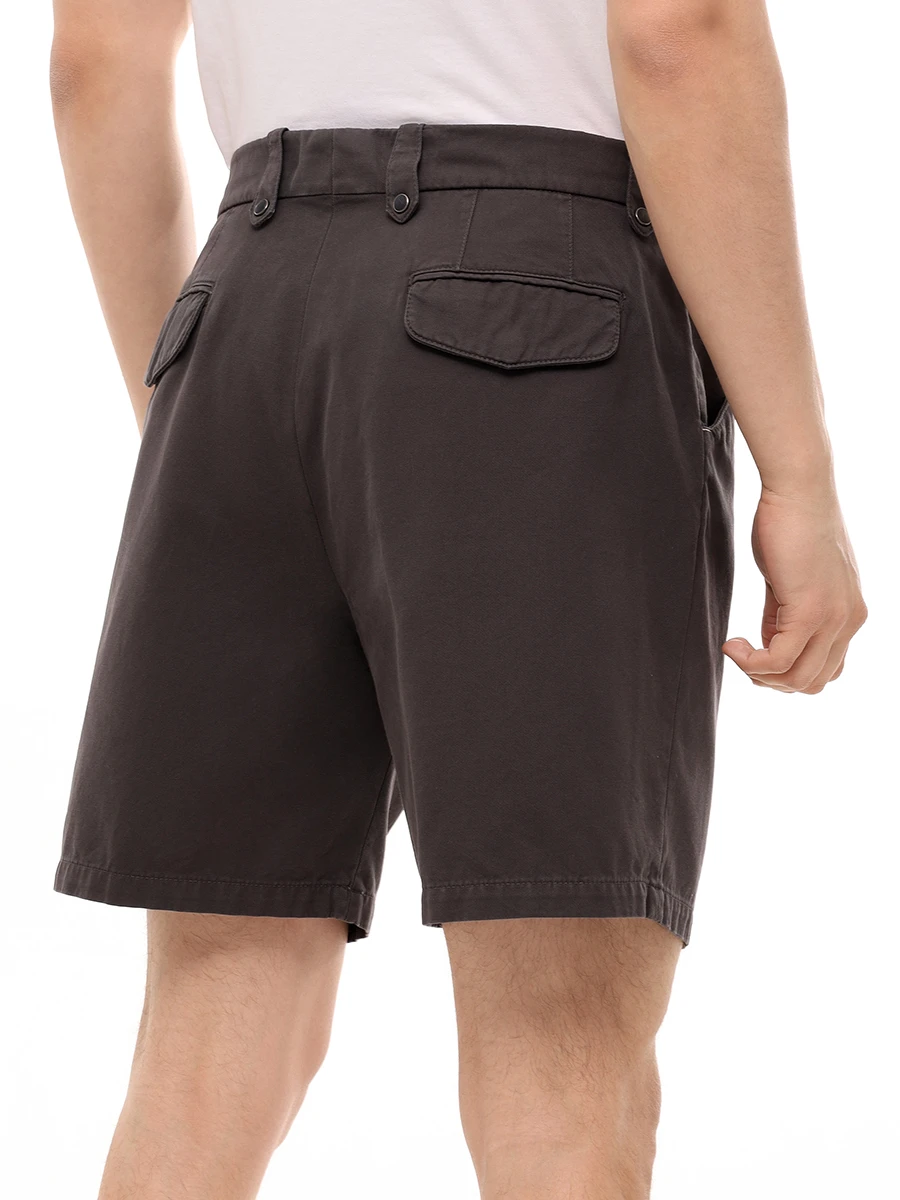 Шорты хлопковые BRUNELLO CUCINELLI M252DU0055 C6015 Коричневый  Фото 3