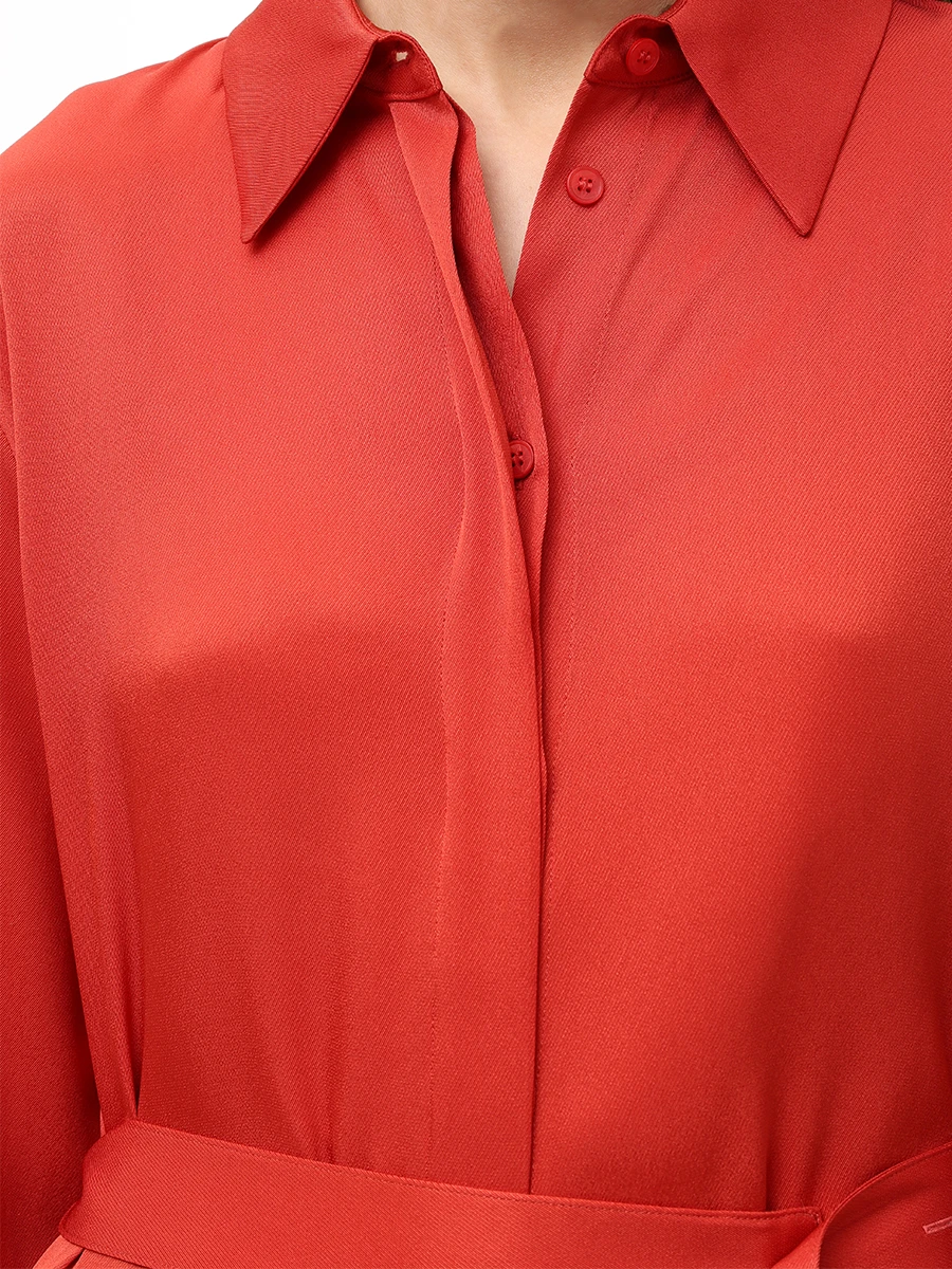 Платье однотонное LORENA ANTONIAZZI P2562AB18A/3612 442 Красный  Фото 5