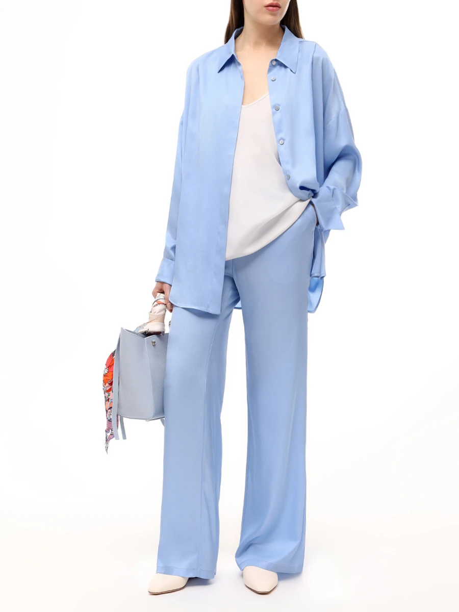 Топ однотонный LORENA ANTONIAZZI P2562TS50A/3612 900 Серый  Фото 2