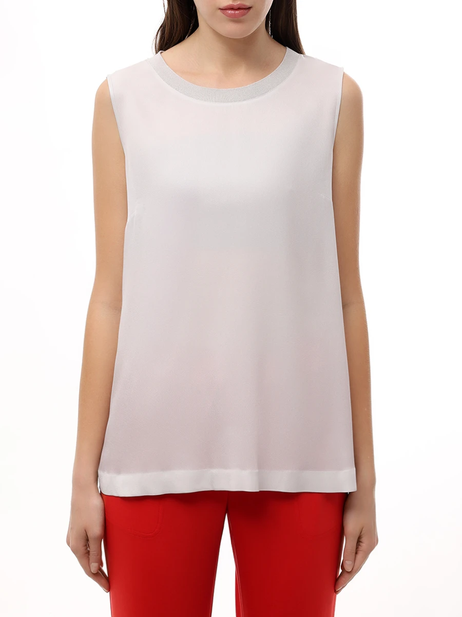 Топ однотонный LORENA ANTONIAZZI TS01/3612 900 Серый  Фото 4