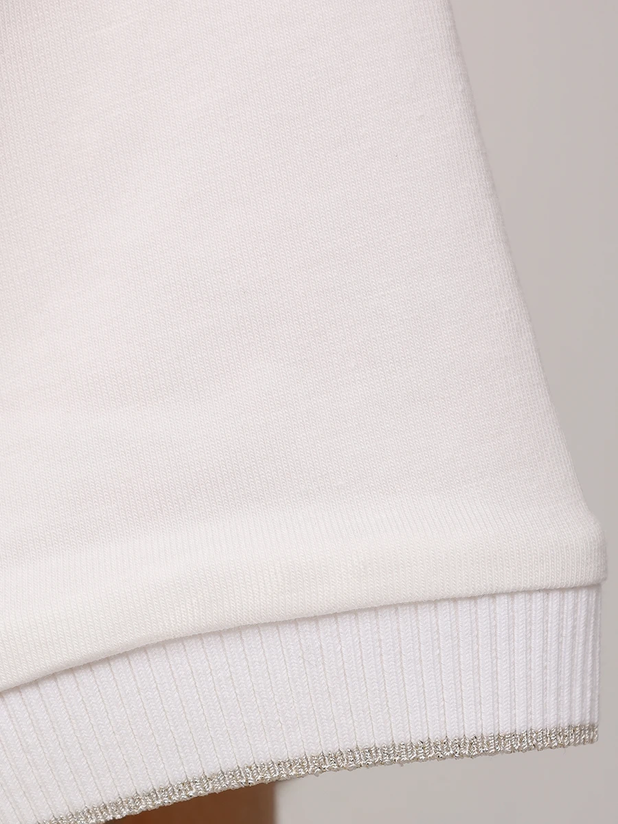 Футболка хлопковая LORENA ANTONIAZZI P2576TS14A/9783 101 Белый  Фото 6