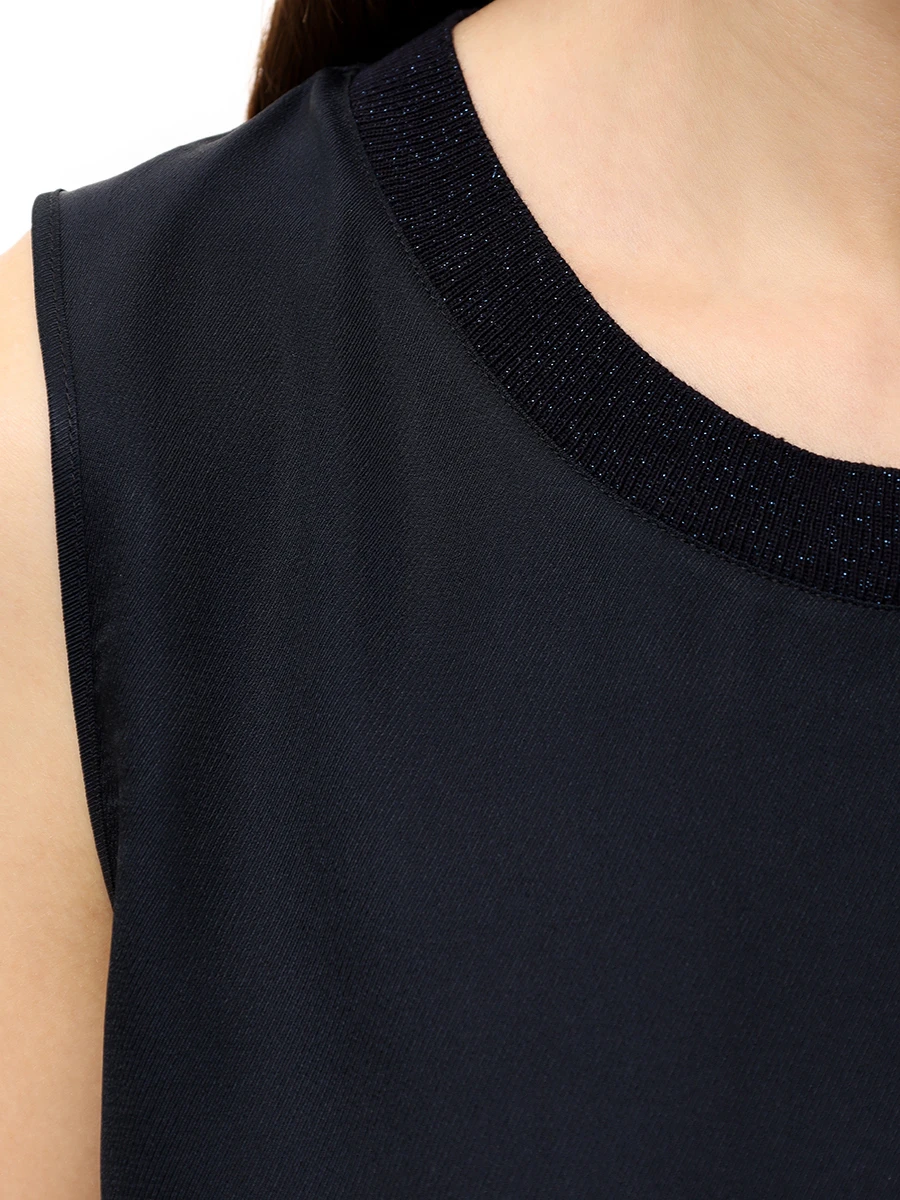 Топ однотонный LORENA ANTONIAZZI TS01/3612 590 Синий  Фото 5