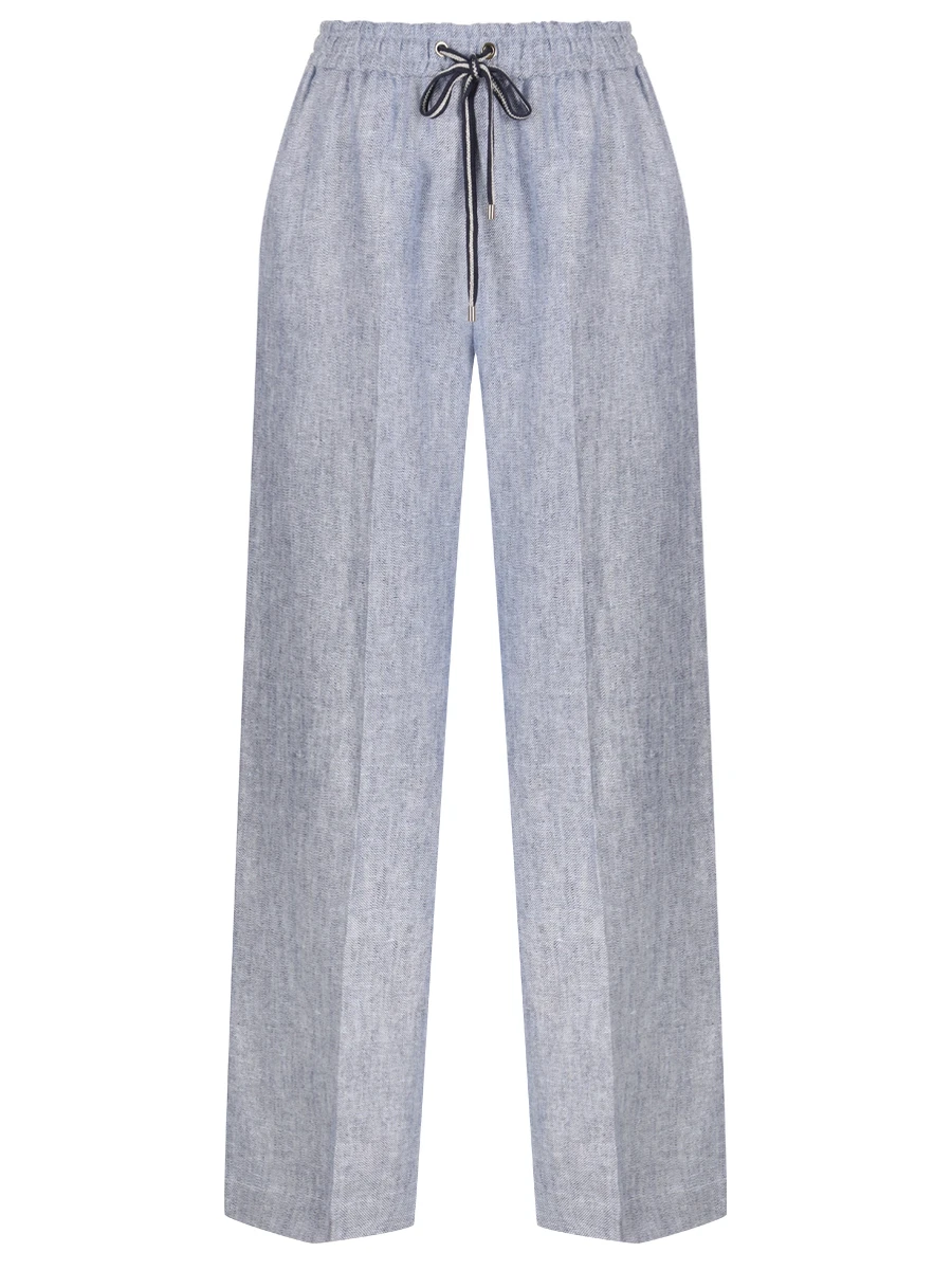 

Брюки из льна и вискозы, Голубой, P2542PA31A/4793 503