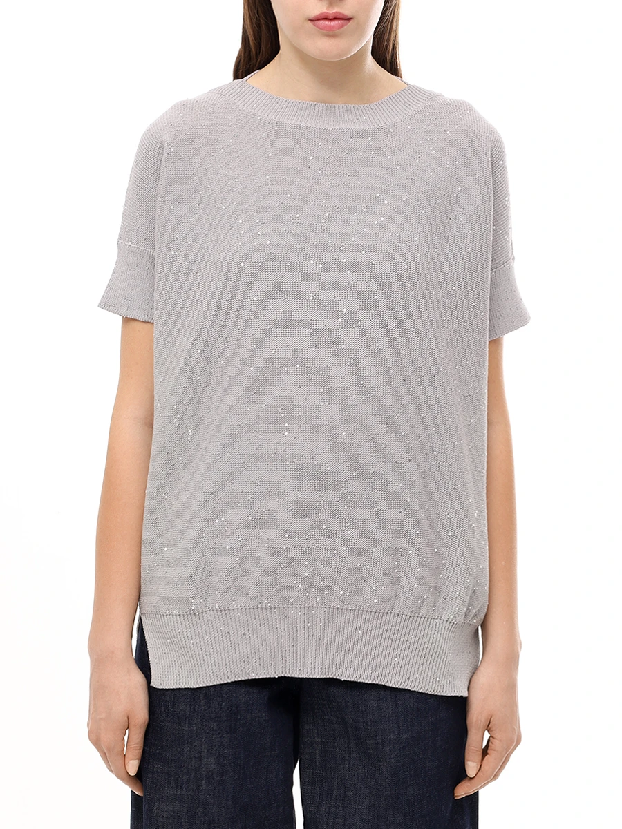 

Джемпер хлопковый, Серый, P25124TM29A/3049 2144