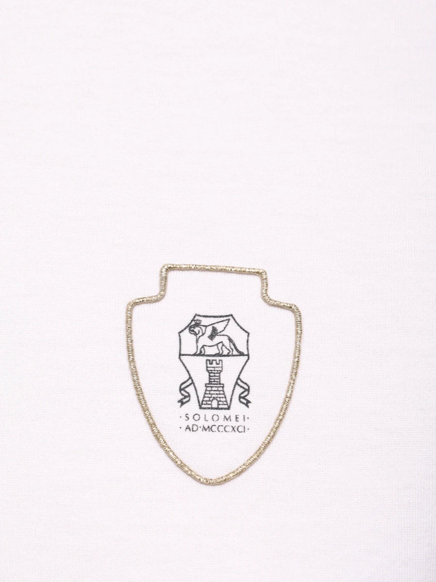 Футболка хлопковая BRUNELLO CUCINELLI M0T81VD110 C6159 Белый  Фото 5