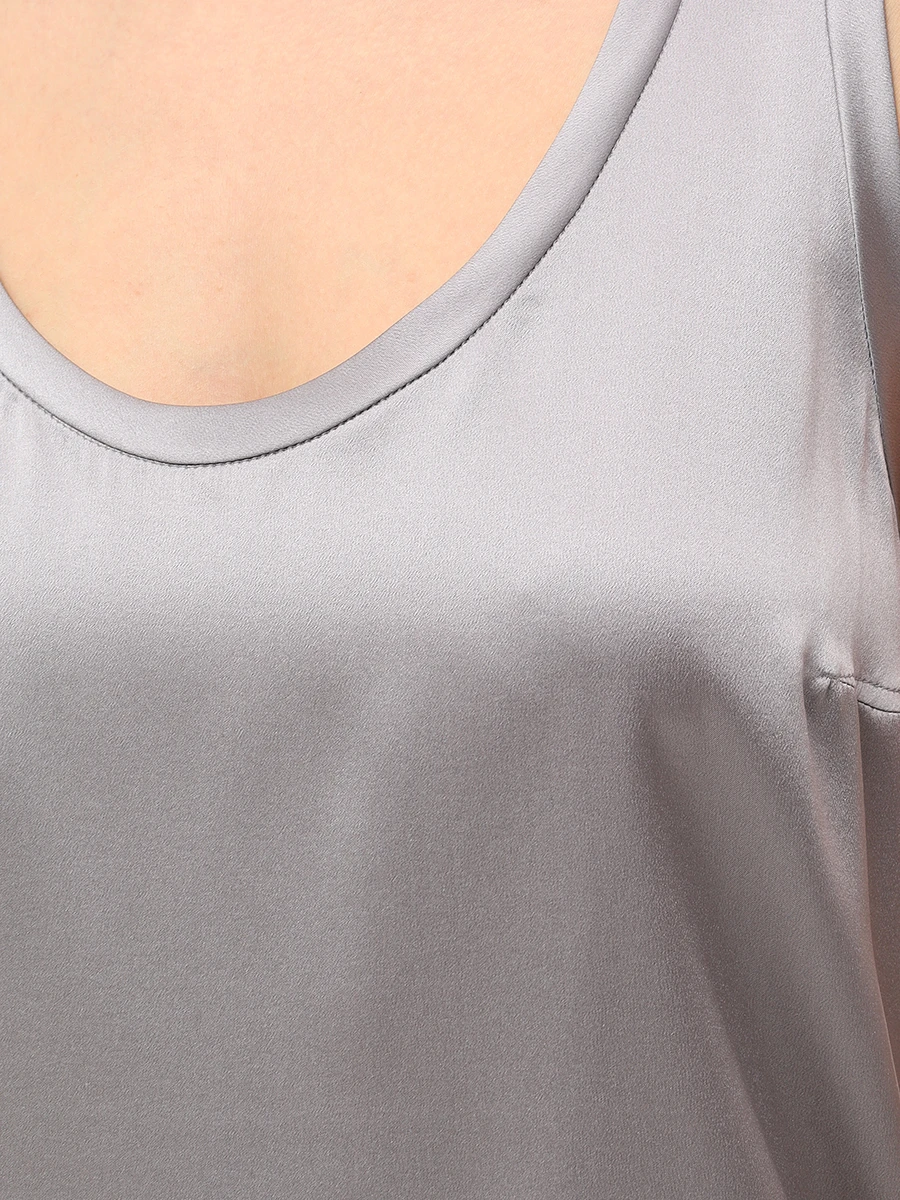 Топ шелковый BRUNELLO CUCINELLI M0C59E0600 C078 Бежевый  Фото 5