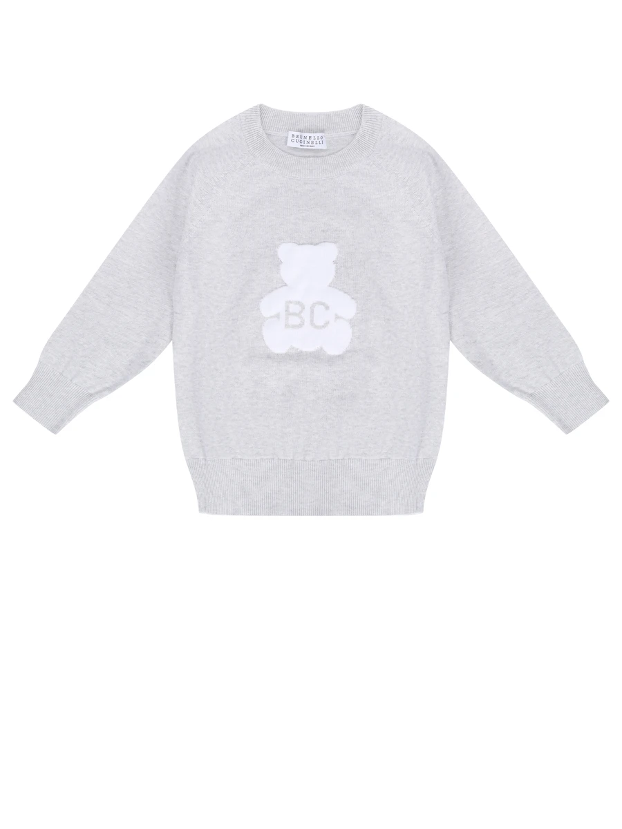 

Джемпер хлопковый, Серый, B29M20600V CA08