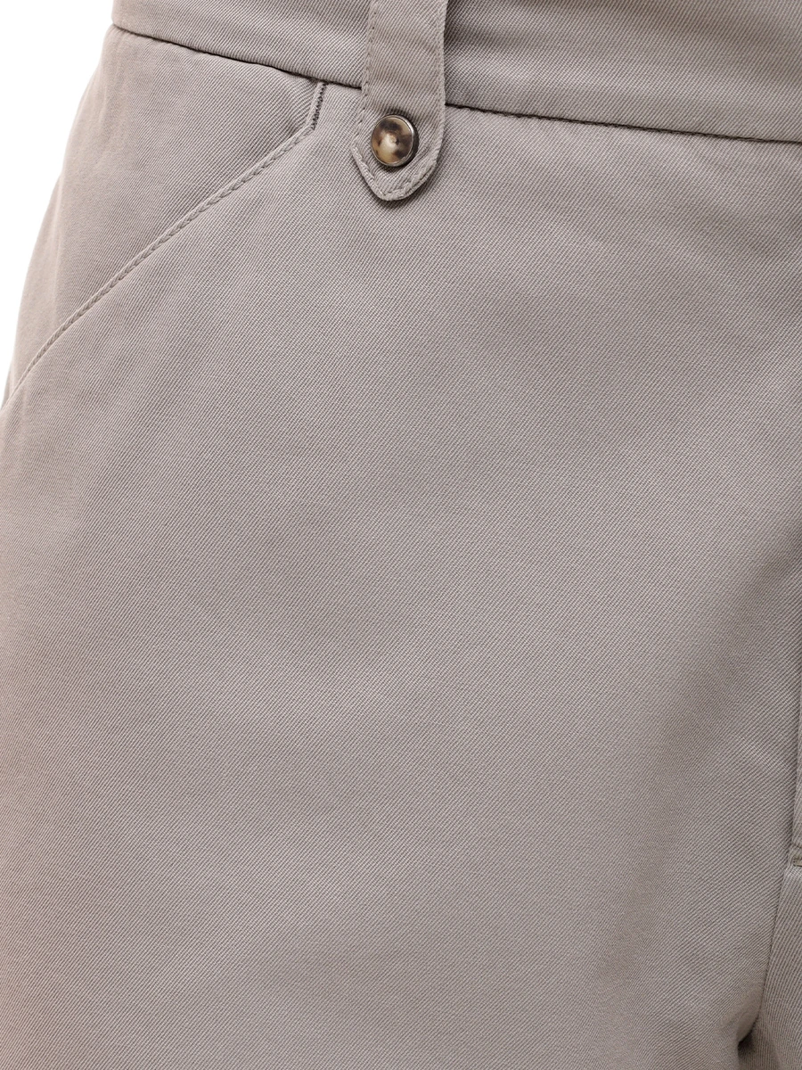 Шорты хлопковые BRUNELLO CUCINELLI M252DU0055 C6018 Серый  Фото 5