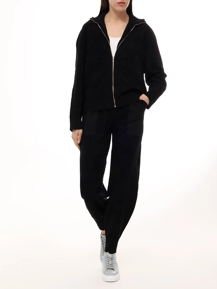 Кардиган из вискозы AND THE BRAND S25-BS010-1203-900 Черный  Фото 2