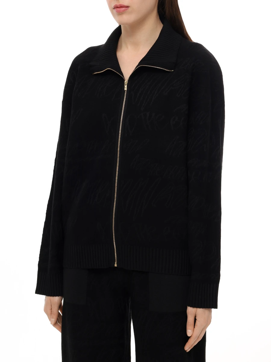 Кардиган из вискозы AND THE BRAND S25-BS010-1203-900 Черный  Фото 4