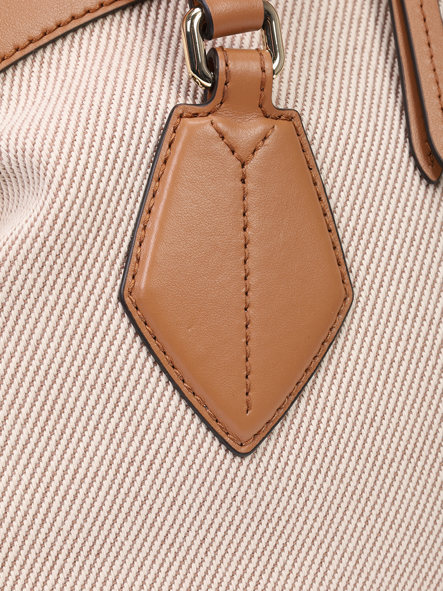 Сумка из текстиля и кожи Erica FURLA WB01464-BX3540-3331S Коричневый  Фото 6