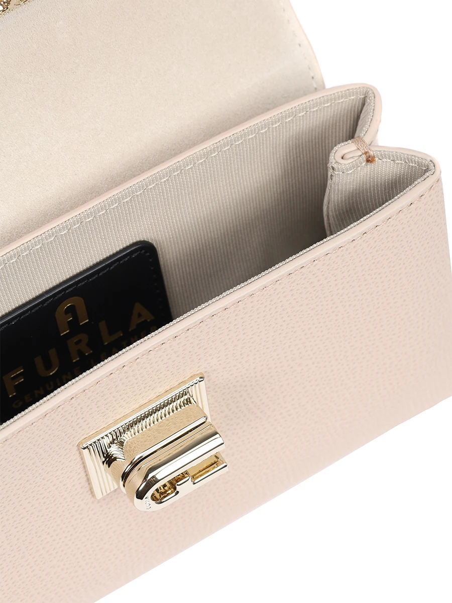 Сумка кожаная 1927 FURLA WE00423-ARE000-B4L00 Кремовый  Фото 4