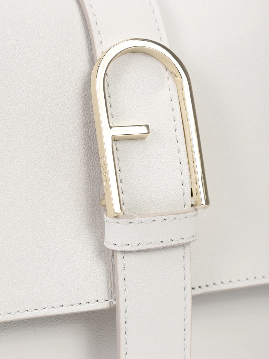Сумка кожаная Flow FURLA WB00996-BX2045-1704S Белый  Фото 5