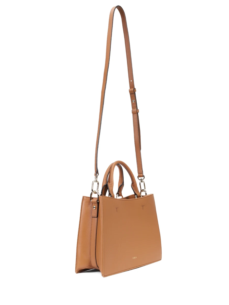 Сумка кожаная Nuvola FURLA WB01336-BX2045-RY000 Коричневый  Фото 3