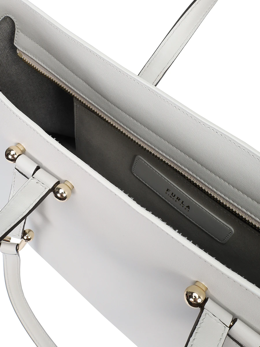 Сумка-тоут кожаная Duetto FURLA WB01453-BX3169-3576S Белый  Фото 4
