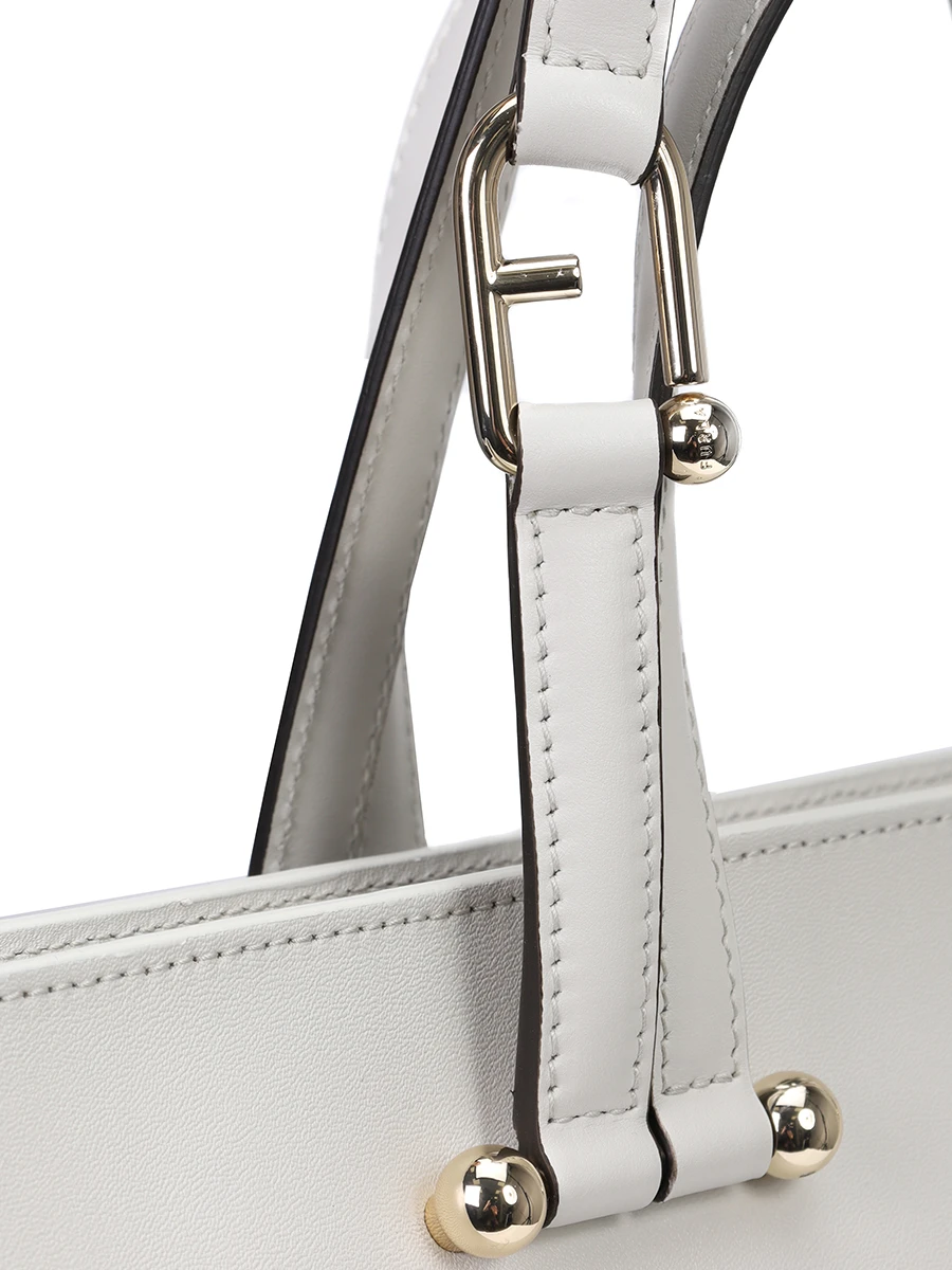 Сумка-тоут кожаная Duetto FURLA WB01453-BX3169-3576S Белый  Фото 5