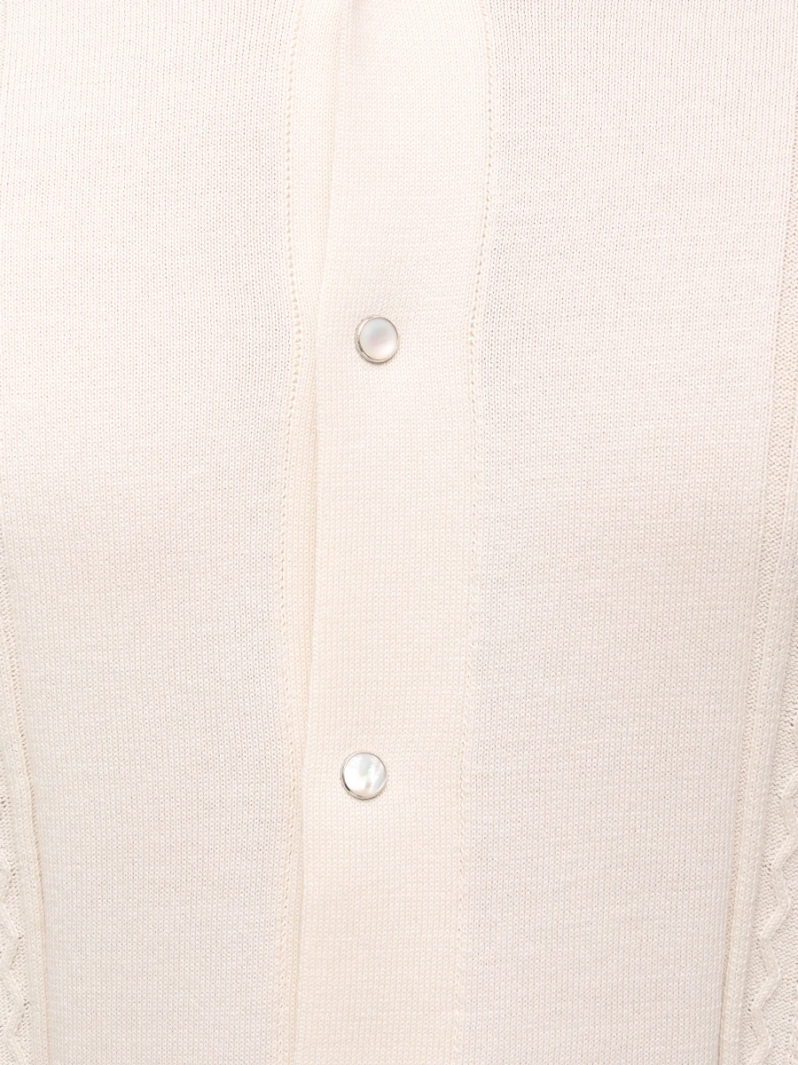 Рубашка хлопковая BRUNELLO CUCINELLI M29203405 CXV04 Бежевый  Фото 5